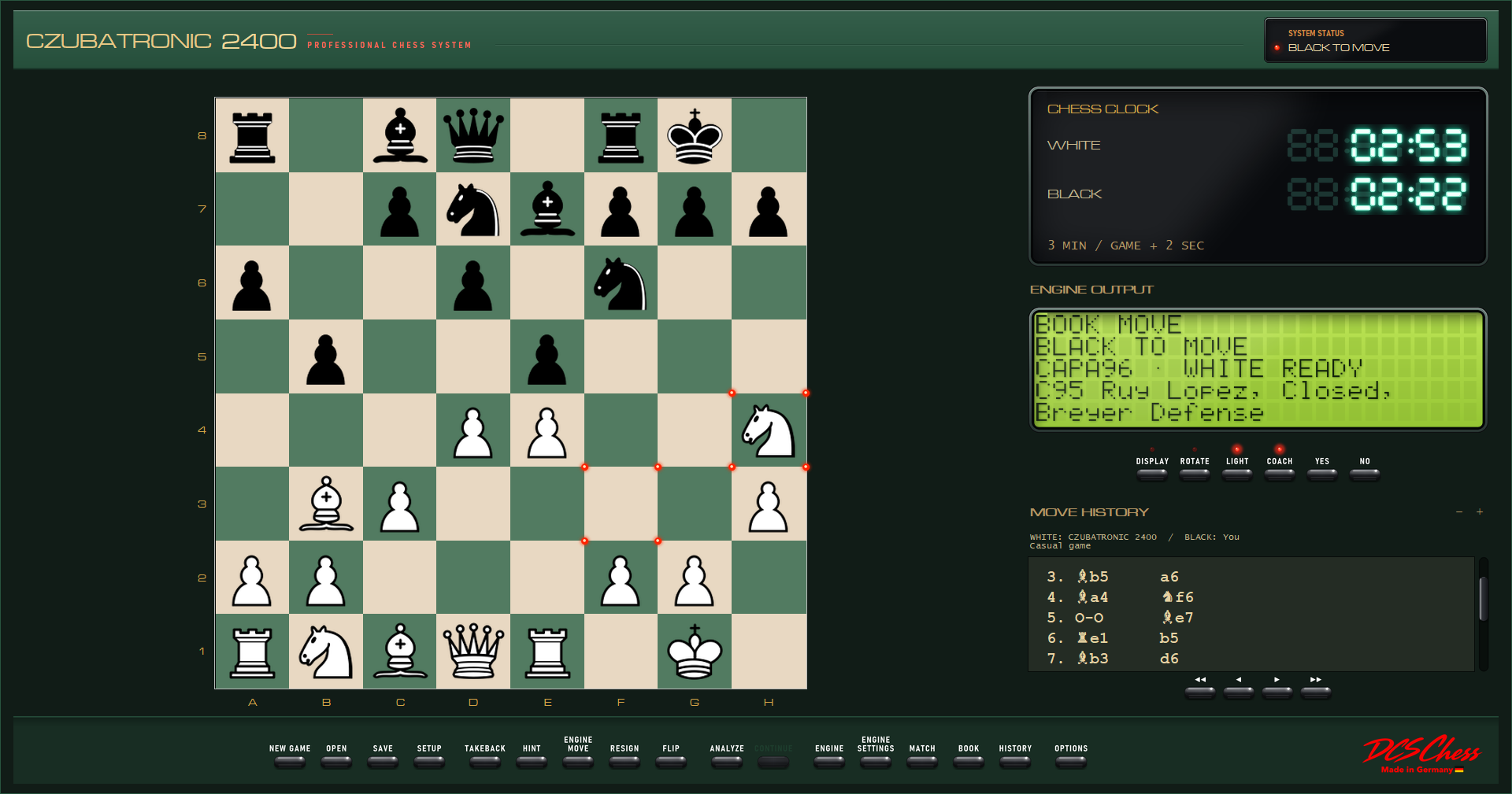 Green, with the original 2D set